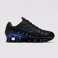 Nike Shox TL Black Metallic Silver Racer Blue shoes