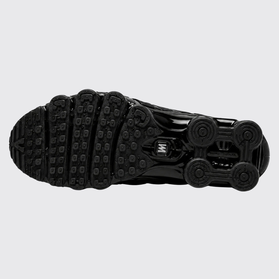 Nike Shox TL Black rear heel view running shoes