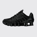 Nike Shox TL Black side view running shoes