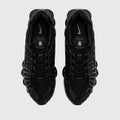 Nike Shox TL Black top view running shoes