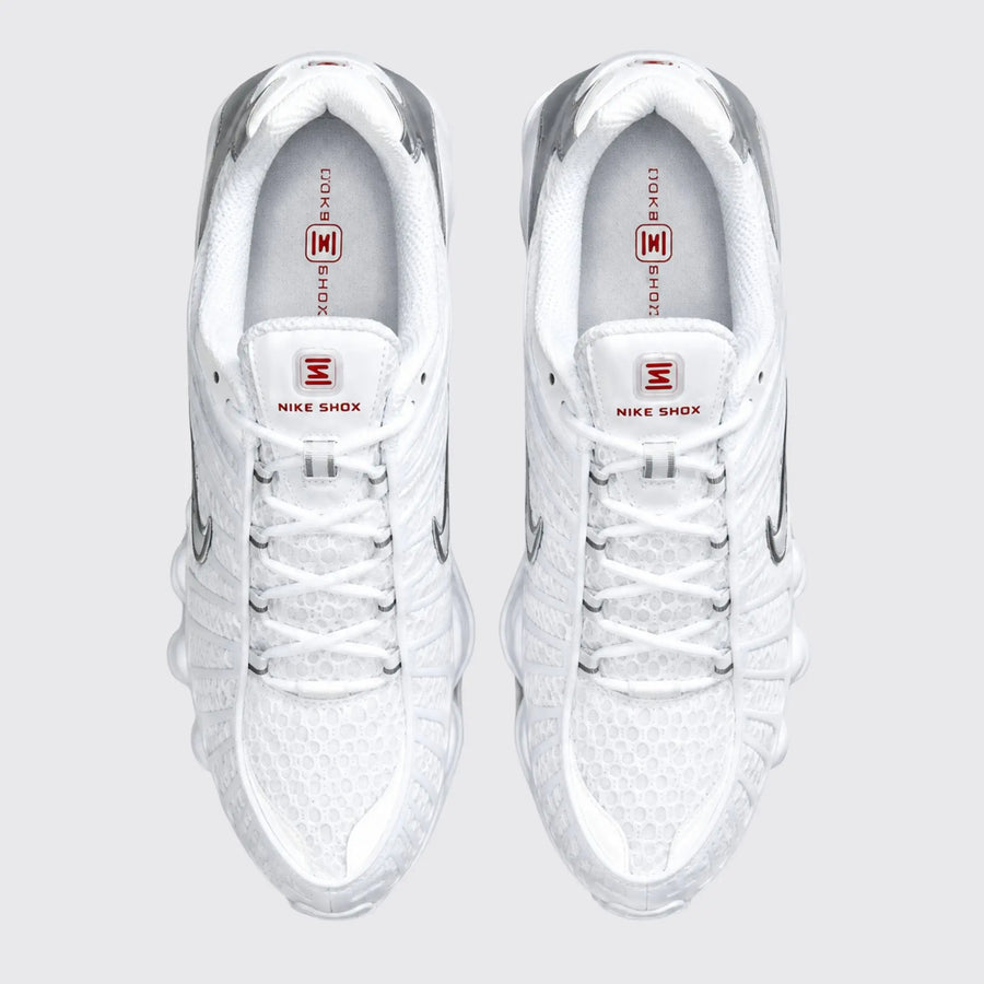 Nike Shox TL White Silver sneakers