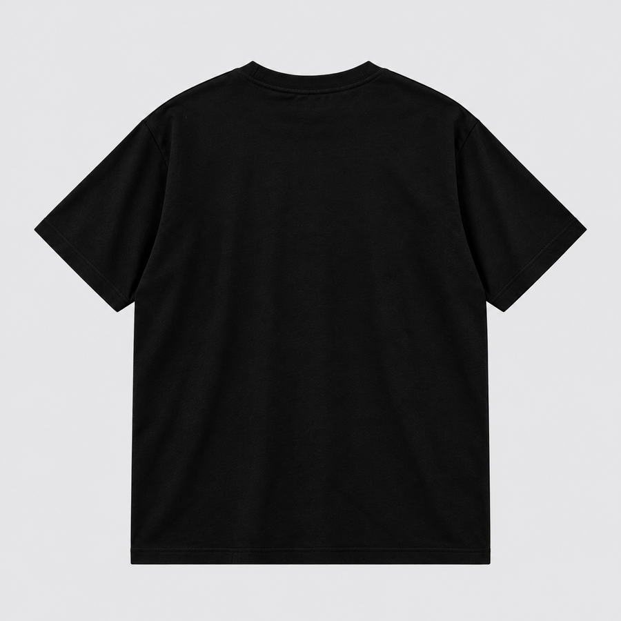 Sp5der White Web Tee Black Rückansicht