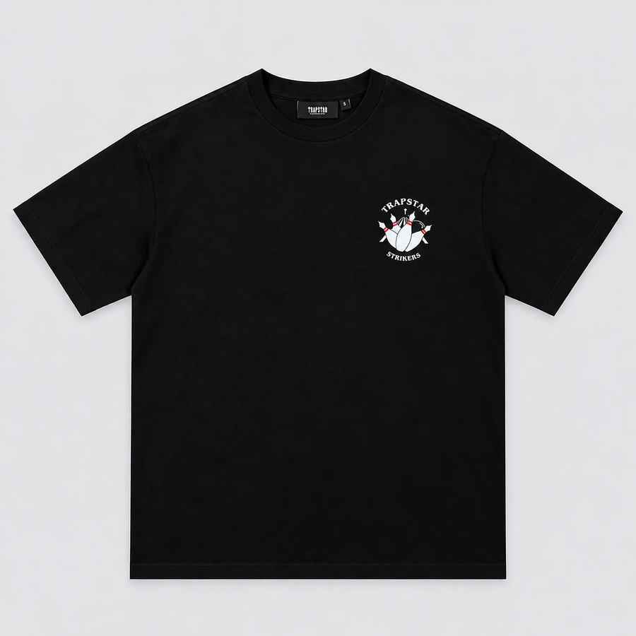 Trapstar Bowling Tee Black front view
