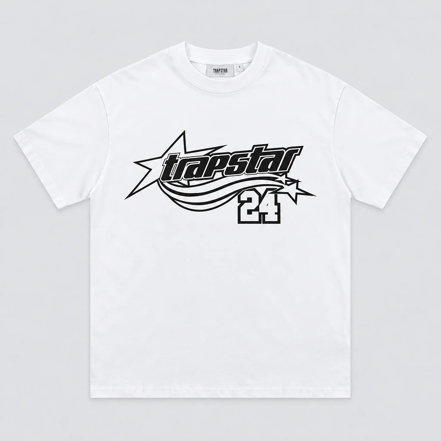 Trapstar Bowling Tee White front view
