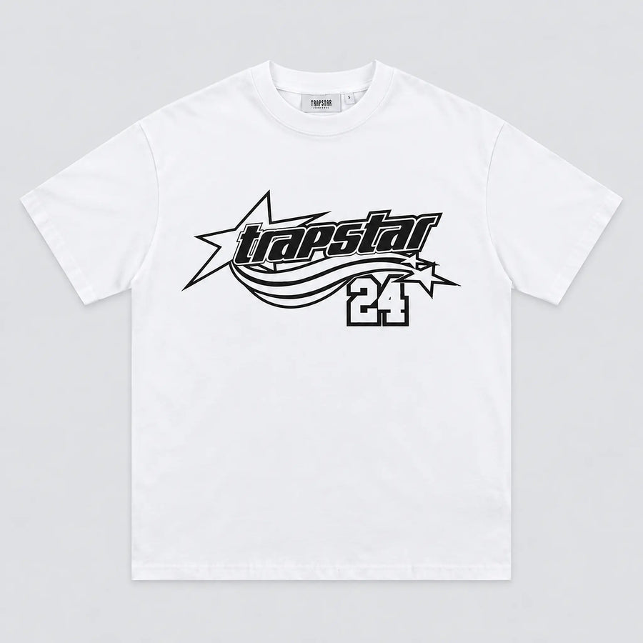 Trapstar Bowling Tee White Vorderansicht
