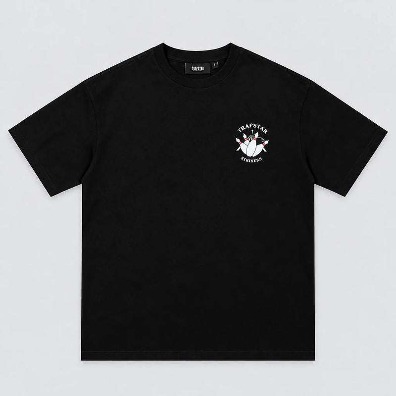 Trapstar Bowling Tee Black Vorderansicht